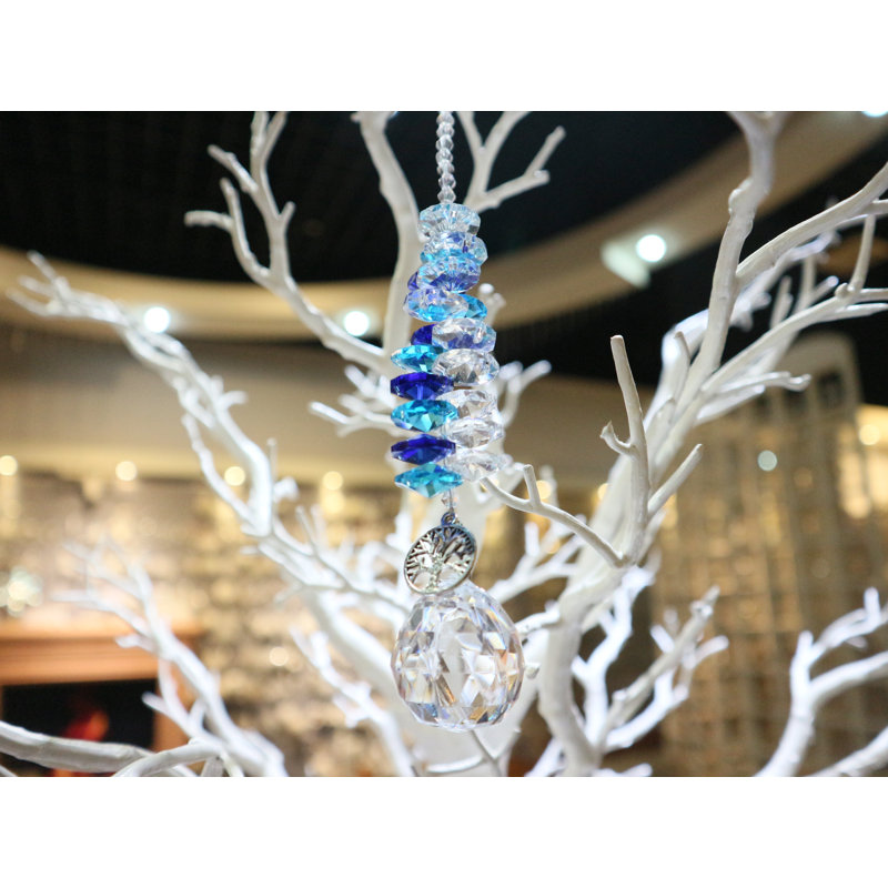 Ornement en forme d'octogone, Bleu