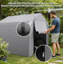 5.2 Ft. W X 7.2 Ft. D Polyethylene Portable Carport-133596913