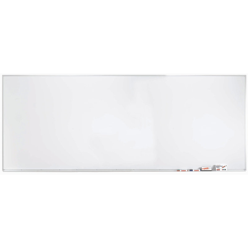 Tableau blanc mural magnétique, H 4 pi x L 10 pi