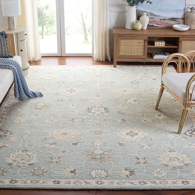 Laine 85% touffetée à la main Metro 892; Tapis oriental 15% coton, Rectangulaire 8 pi x 10 pi