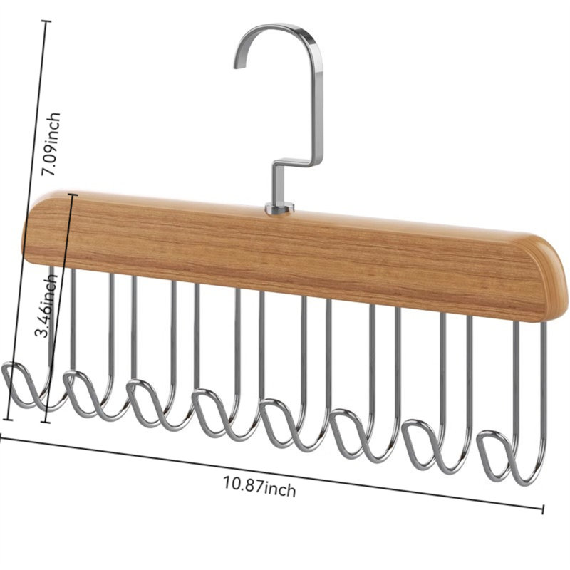 Cintre multifonction en bois de qualité supérieure, 4