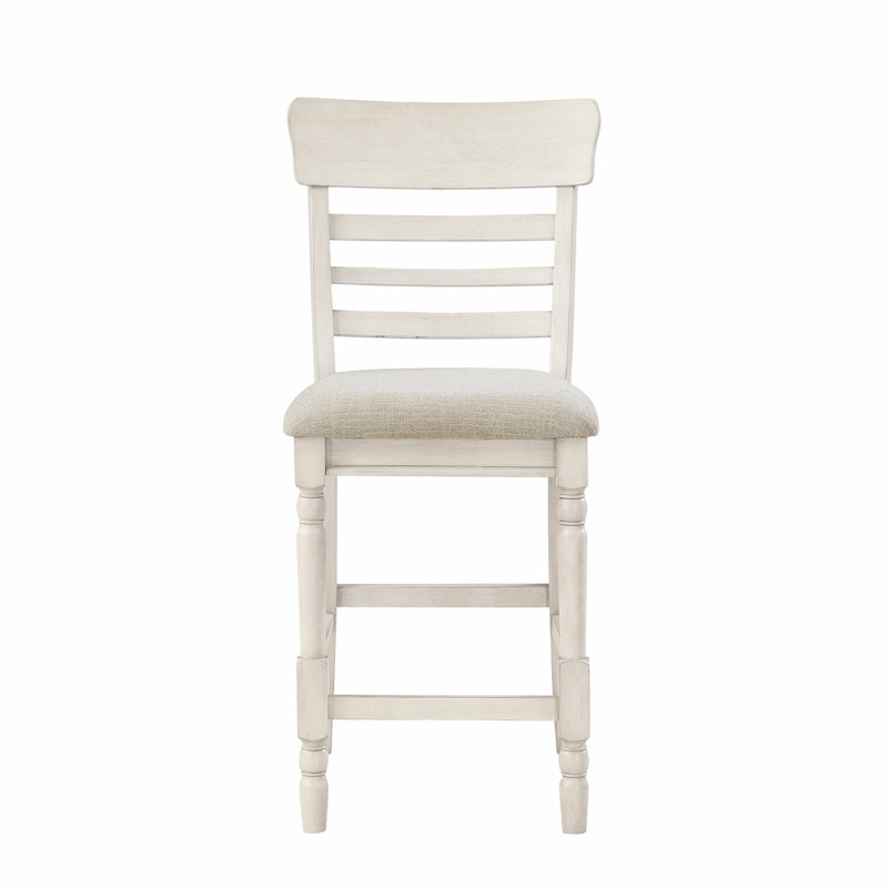 Ensemble de 2 chaises de salle à manger en bois de style campagnard