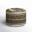Lebo Handmade Cotton Upholstered Ottoman Pouf