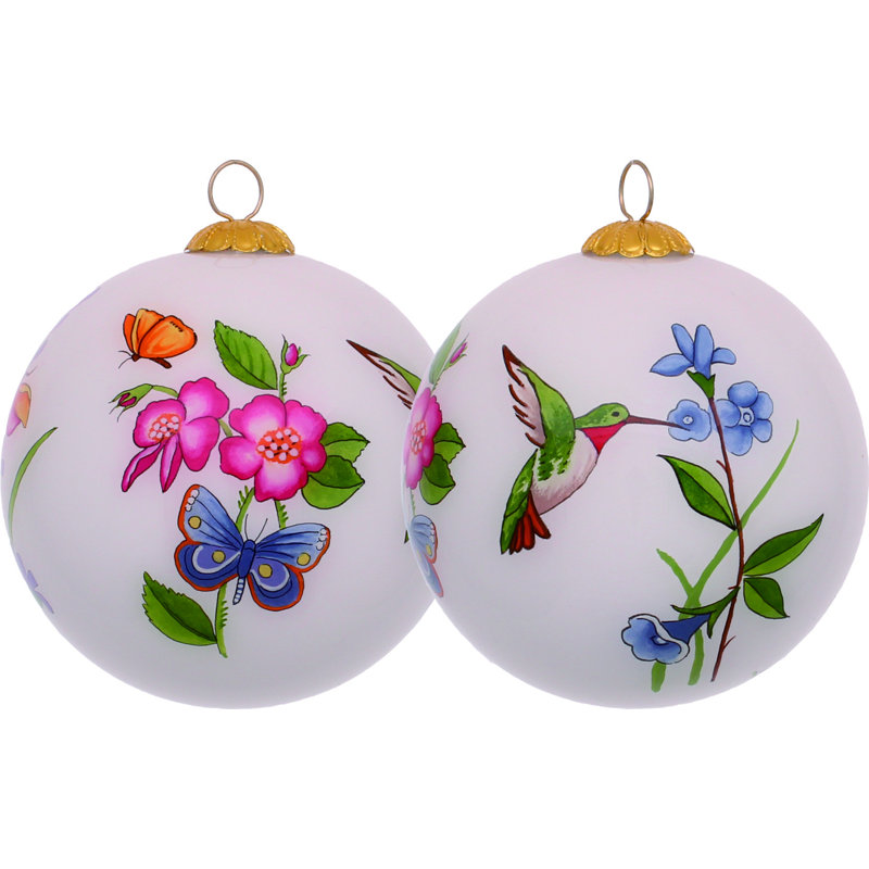 Ornement boule de fleurs