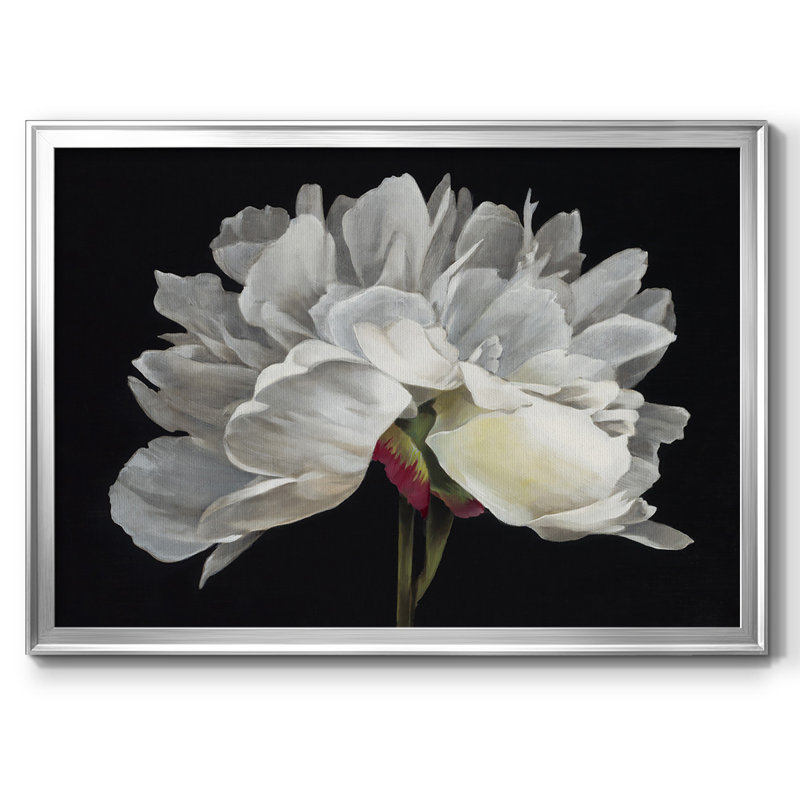 Reproduction d'art sur toile encadrée, Argent, H 26 po x l 38 po x P 1,5 po