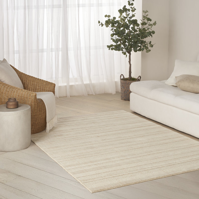 DKNY Pure Multi Weave 4' x 6' Camel Contemporary Indoor Rug, Rectangle 4' x 6', Camel