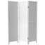 6 Ft. Tall Wooden Louvered Room Divider Walnut 3 Panel-1123949872-1123949887