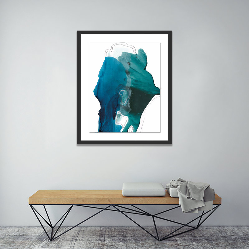 Faith Print by Kim Whiteside, 60" H x 48" W x 2.5" D, Black