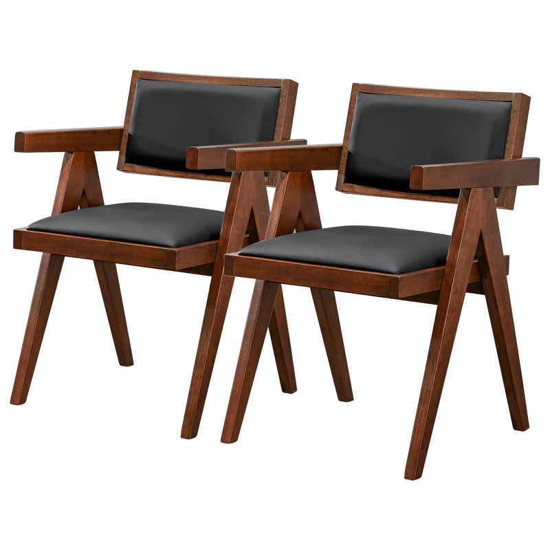 Kitai 18.1'' H Faux Leather Upholstered Armchair