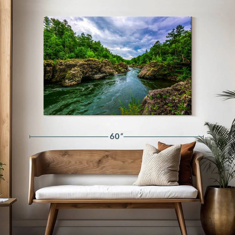 Alvord Mountain Forest River, 34" H x 51" W