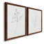 Botanical Gesture V - Ensemble de 2 peintures sur toile encadrées-717422061-717422060