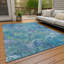 Tapis abstrait lavable à la machine intérieur / extérieur ACN2166-779491474