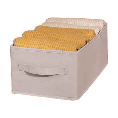 Drawer Type Storage Bins Boxes, Closet Organizers and Storage, Clothes Storage Basket Containers for Clothing, Sweater, Comforter, Bedding