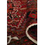 Tapis oriental rouge à motif géométrique traditionnel 8 x 11