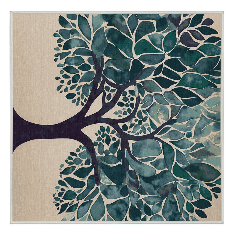 Tapis ombré Glade, Carré 5 pi