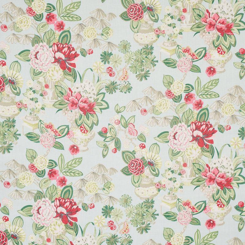 Bouquet de tissu chinois, Ciel