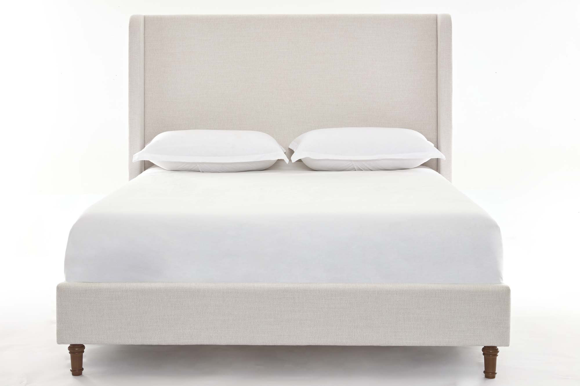 Latitude Run® Dehosse Modern Upholstered Platform Bed With Wingback Headboard & Reviews | Wayfair