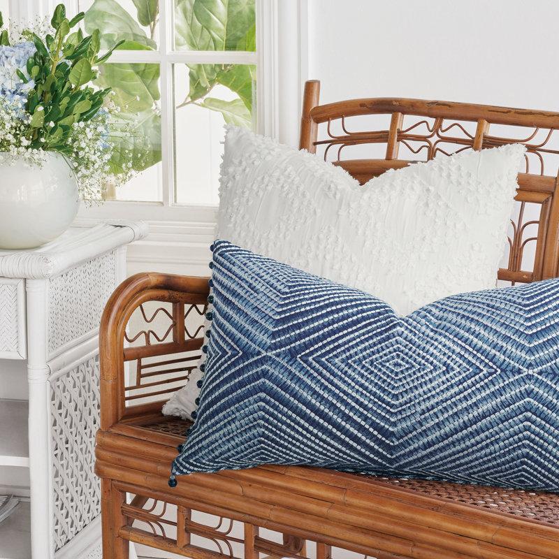 Mykonos Square Pillow Cover & Insert, 22"H x 22"W