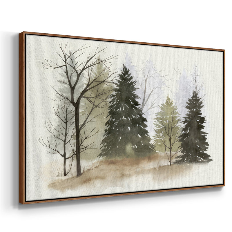 In the Mist II, reproduction d'art sur toile, H 25 po x l 37 po x P 1,5 po, Noyer