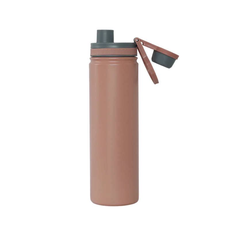 Creative Gifts International 25oz. Double Wall Insulated Stainless Steel Water Bottle, Peach