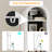71.1"H X 13.78 "W  5-Tier Arched Bookcase, Narrow Open Display Bookshelf  For Bedroom, Livingroom, Home Office-146609433