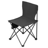 4 Pack Steel Portable Camping Chairs With Carrying Bags