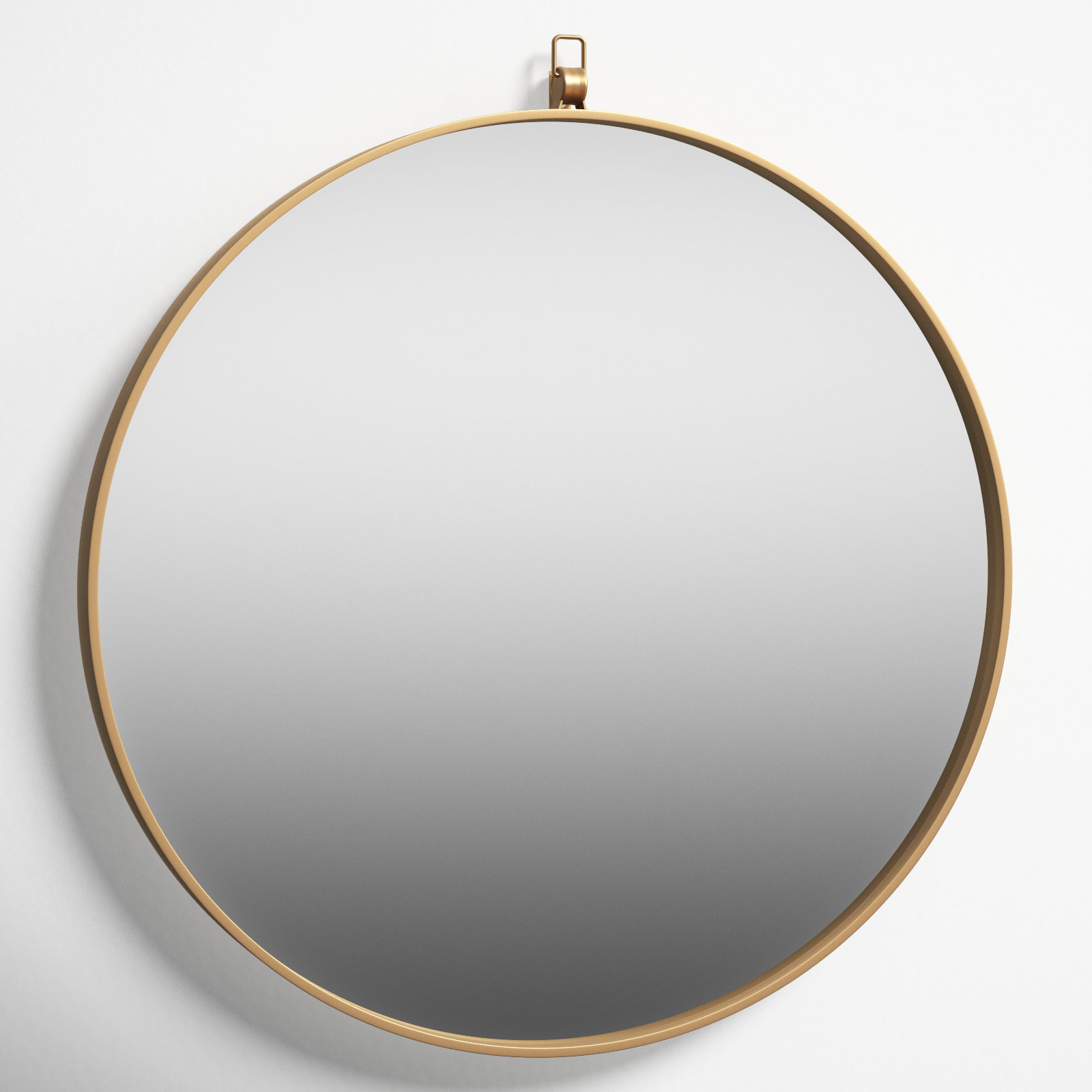 Cassie Accent Mirror, Brass, 18" x 18"