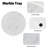 Guein 12” Round Natural Marble Tray-873599618