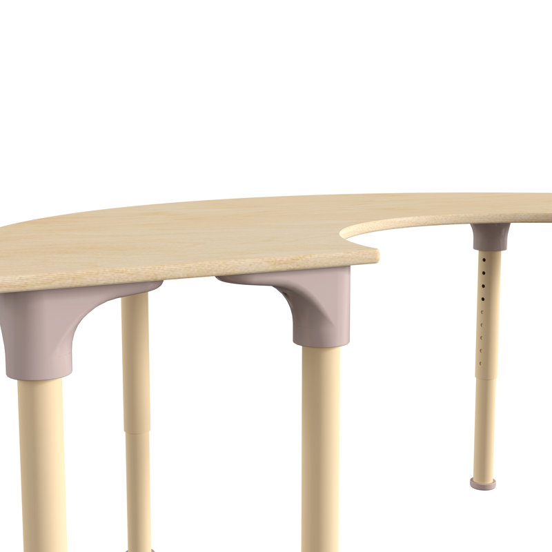 Table d'activité à hauteur réglable Bright Beginnings, Brun