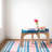 Zippie Stripe Berry Handwoven Cotton Rug-70329152