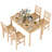 4-Person Rectangular Dining Set-1831774398