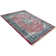 Crayton Machine Made Polyester Area Rugs - Red Color, Oriental Design, Low Pile Machine Made Area Rugs for Living Room, Bed Room
