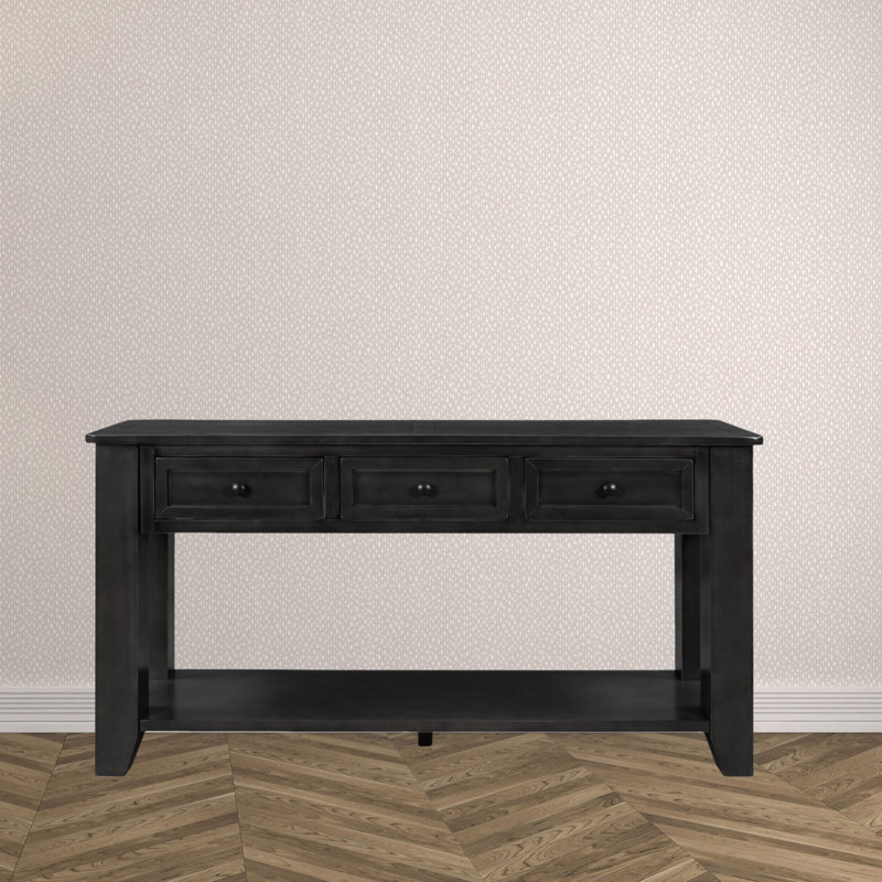 Console 55,1 po Leonna, Noir