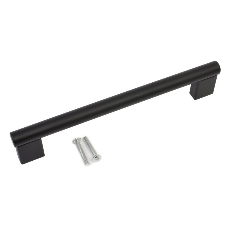 Mayfair Keyhole 30.9 cm Centre Bar Handle, Matte Black, 309mm