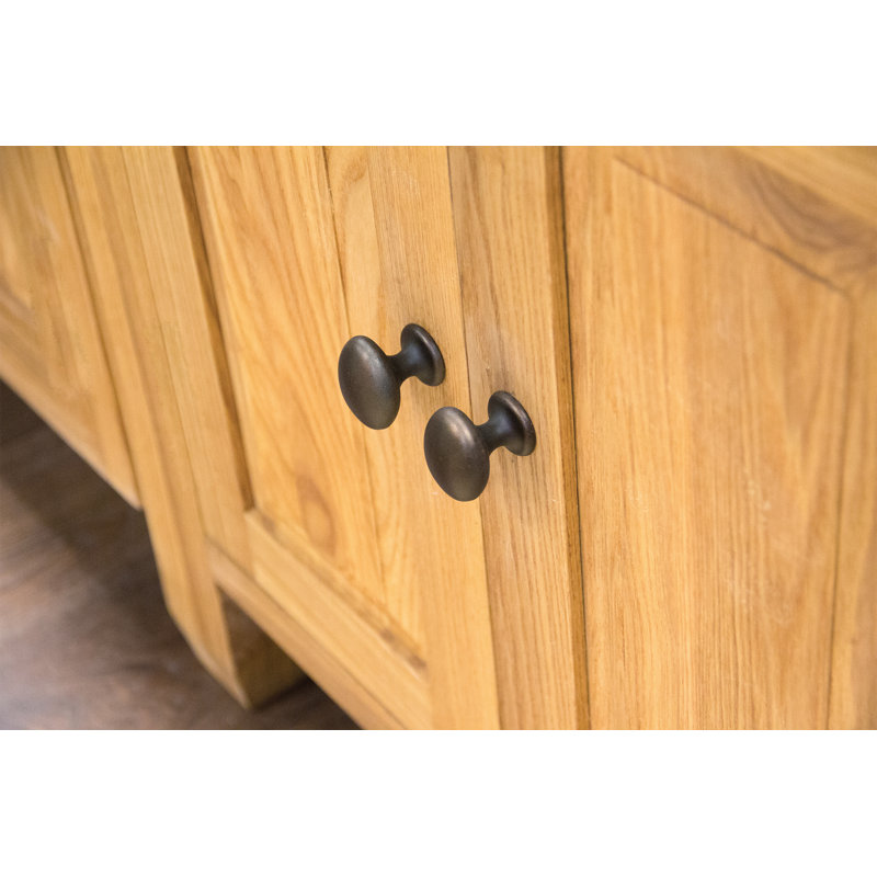 Oval 40mm Length Cabinet Oval Knob, Beeswax