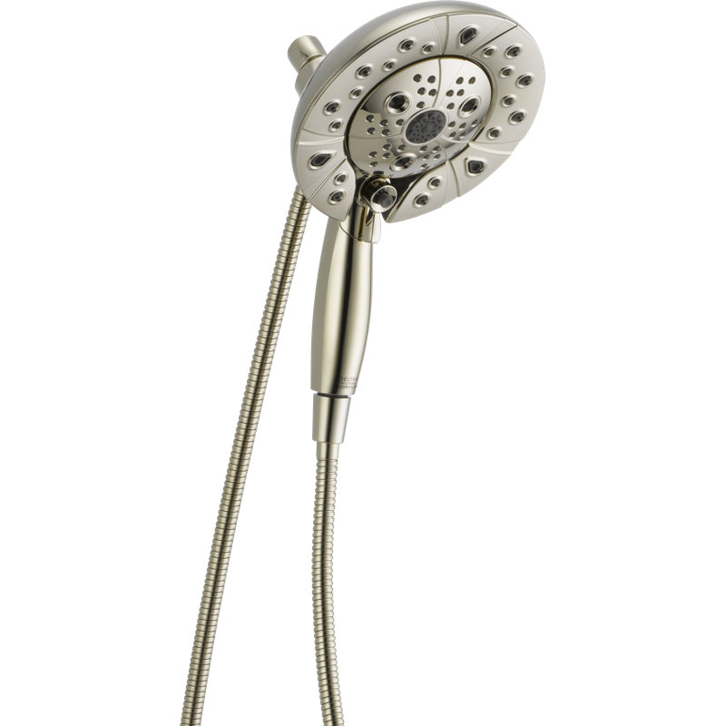Pomme de douche universelle avec technologie H2Okinetic, Nickel poli brillant