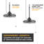 Ventilateur de plafond d'extérieur à branchement humide 20 po Mule