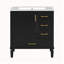 Meuble-lavabo 30 po avec lavabo en céramique-418035335