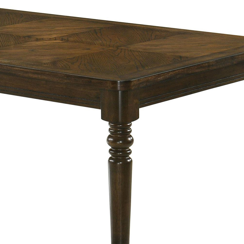 Rectangular 87-inch Wood Dining Table Chestnut