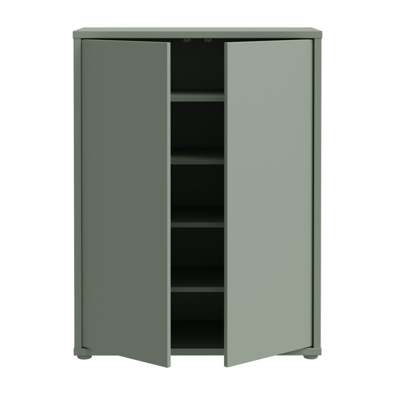 Chadwic 15 Pair Shoe Storage Cabinet, Green