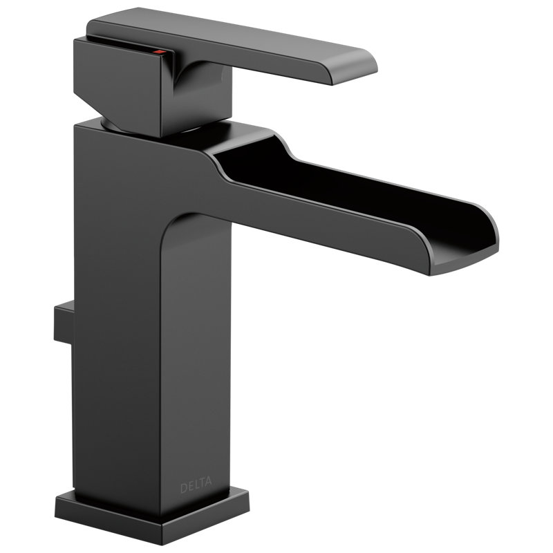 Ara Single Hole Bathroom Faucet, Brilliance Stainless, With Pop-Up