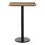 Plateau de table commercial 24 "x 30" sans soudure avec base à hauteur de bar-79969933