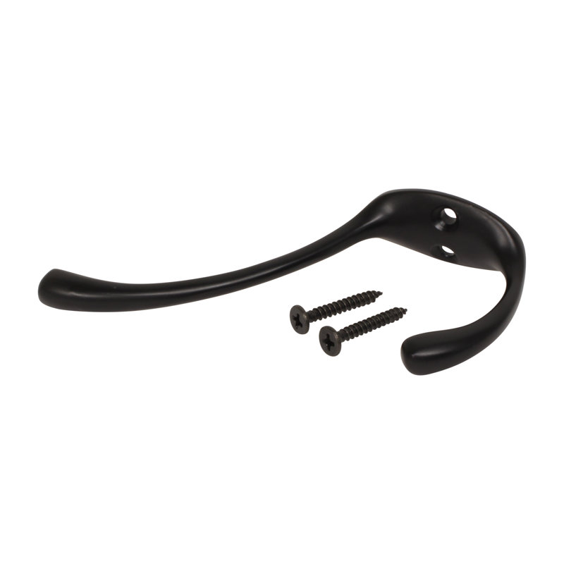 Brass Wall Wall Hook, Oil Bronzed Black