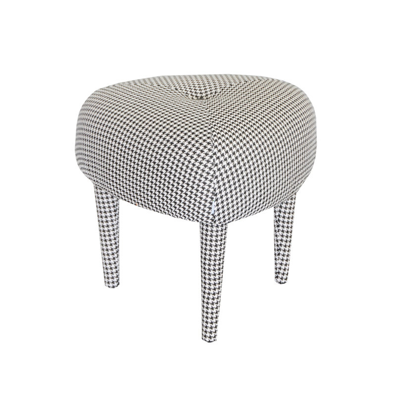 Solid + Manufactured Wood Accent Stool