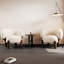 Méridienne simple en bois massif Vintage Luxury