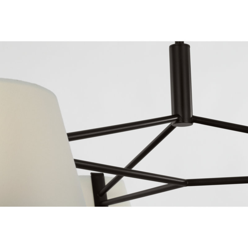 Raquelle Richard June Transitional Hale Chandelier, 36, Aged Iron