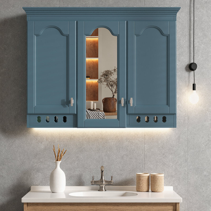 Armoire de rangement murale 35 po, Blue