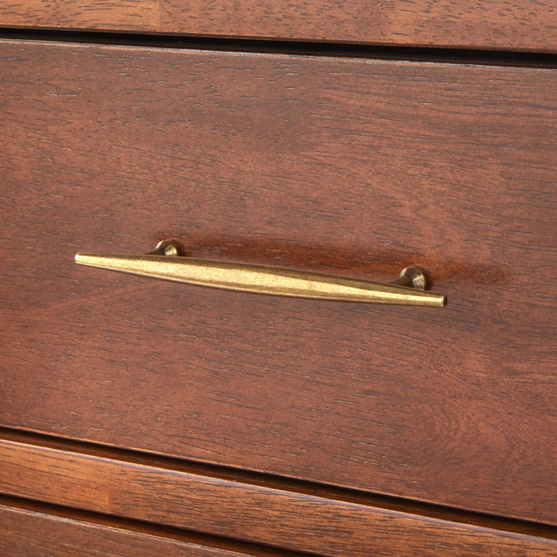 Commode 8 tiroirs Afrida, Chêne