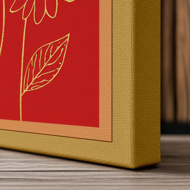 Print, 24x16 - 61.0 x 40.6 cm, Ochre Border