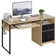 55'' Home Office Computer Desk with File and Storage Drawers,  Fluted Writing Desk with Keyboard Tray&Practical Hook and Open Compartments